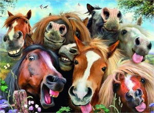 paint by numbers | Funny Horses | advanced animals horses | FiguredArt