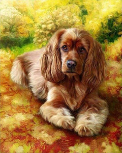 paint by numbers | Golden Retriever | advanced animals dogs | FiguredArt