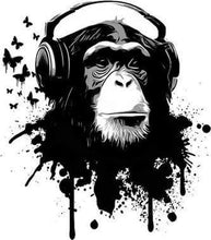 Load image into Gallery viewer, paint by numbers | Gorilla With Headphones | animals easy monkeys | FiguredArt