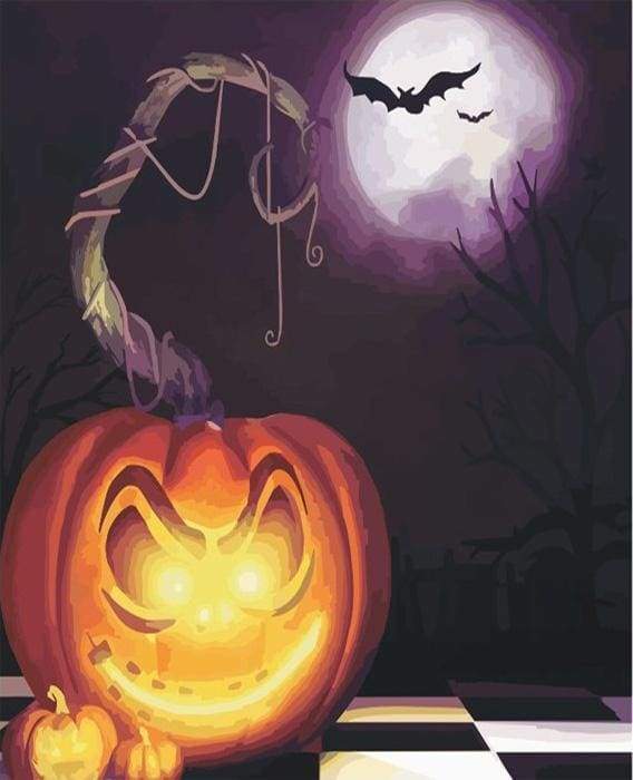 paint by numbers | Halloween Pumpkins | halloween intermediate | FiguredArt