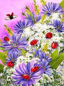 paint by numbers | Insects and Flowers | advanced flowers | FiguredArt