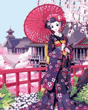 Load image into Gallery viewer, paint by numbers | Japanese Kimono | easy world | FiguredArt