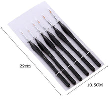 Load image into Gallery viewer, Set of 6 High Quality Professional Paint Brushes