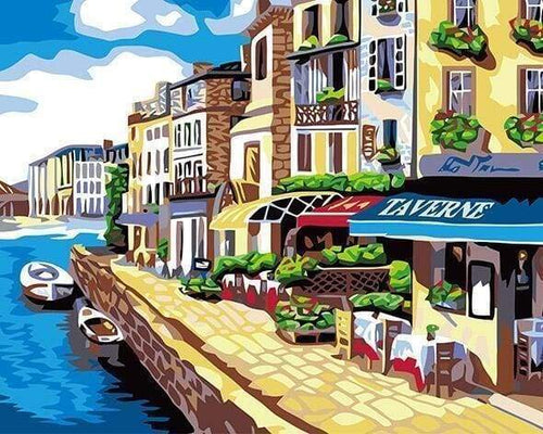 paint by numbers | La Seine in Paris | cities easy | FiguredArt