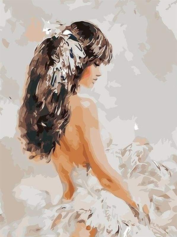 Paint by numbers - Lady at School – Figured'Art