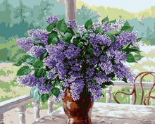 Load image into Gallery viewer, paint by numbers | Lilac | flowers intermediate | FiguredArt