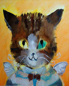 paint by numbers | Little Cat Angel | animals cats easy | FiguredArt