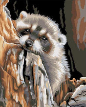 Load image into Gallery viewer, paint by numbers | Little Raccoon | animals easy raccoons | FiguredArt