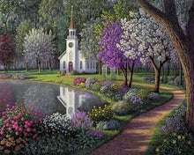 Load image into Gallery viewer, paint by numbers | Little White Church | advanced landscapes | FiguredArt