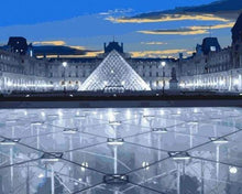 Load image into Gallery viewer, paint by numbers | Louvre Museum | cities intermediate | FiguredArt