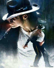 Load image into Gallery viewer, Paint by numbers | Michael Jackson dancing | advanced portrait | Figured&#39;Art