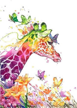 Load image into Gallery viewer, paint by numbers | Modern and Colorful Giraffe | animals easy giraffes | FiguredArt