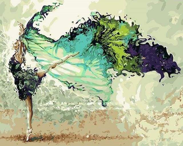 paint by numbers | Modern Dancers | dance easy | FiguredArt