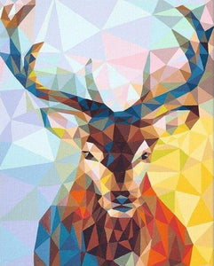 paint by numbers | Modern Reindeer | animals deer easy | FiguredArt