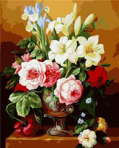 paint by numbers | More Flowers | easy flowers new arrivals | FiguredArt