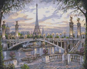 paint by numbers | My Beautiful Paris | cities intermediate | FiguredArt