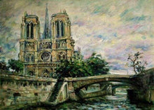 Load image into Gallery viewer, paint by numbers | Notre Dame Vintage | advanced cities | FiguredArt
