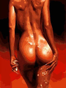 paint by numbers | Nude in Red | easy nude | FiguredArt