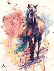 paint by numbers | Painted Horse | animals easy horses | FiguredArt