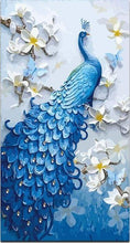 Load image into Gallery viewer, paint by numbers | Peacock Vertical | animals intermediate peacocks | FiguredArt