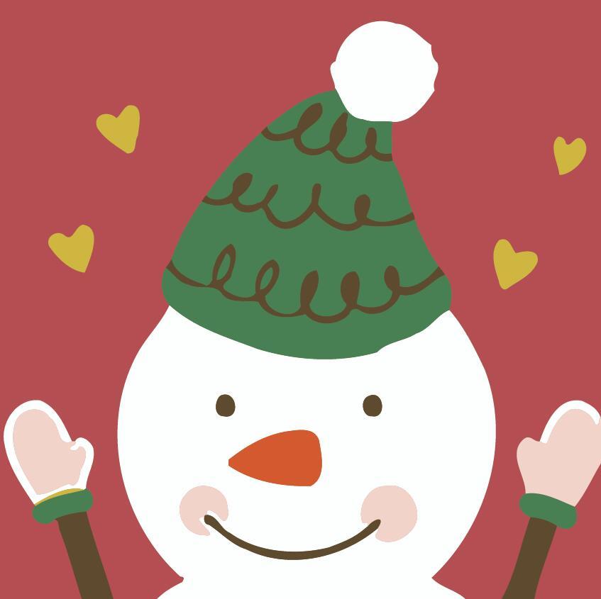 Paint by numbers | Children Painting kit Snowman with green hat | kids easy | Figured'Art