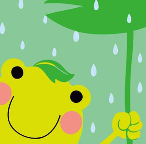 Paint by numbers | Children Painting kit Frog under the rain | kids easy | Figured'Art