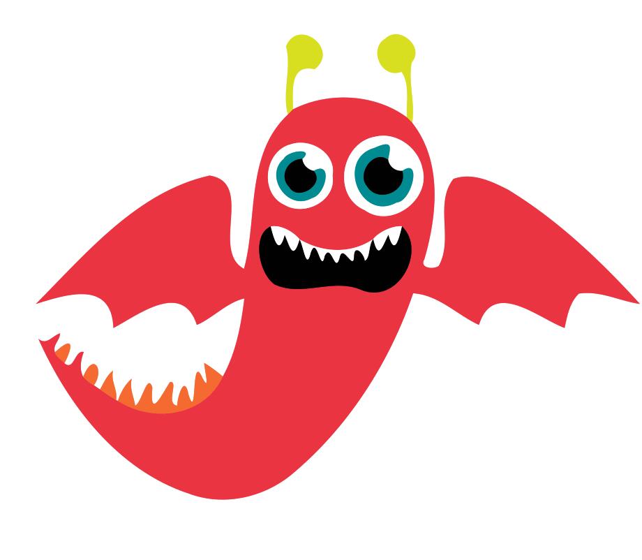 Paint by numbers | Children Painting kit Flying Red Monster | kids easy | Figured'Art
