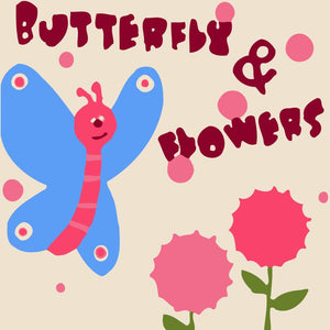 Paint by numbers | Children Painting kit Butterfly and flowers | kids easy | Figured'Art