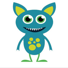 Load image into Gallery viewer, Paint by numbers | Children Painting kit Little blue Monster | kids easy | Figured'Art