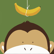 Load image into Gallery viewer, Paint by numbers | Children Painting kit Small monkey and Banana | kids easy | Figured&#39;Art