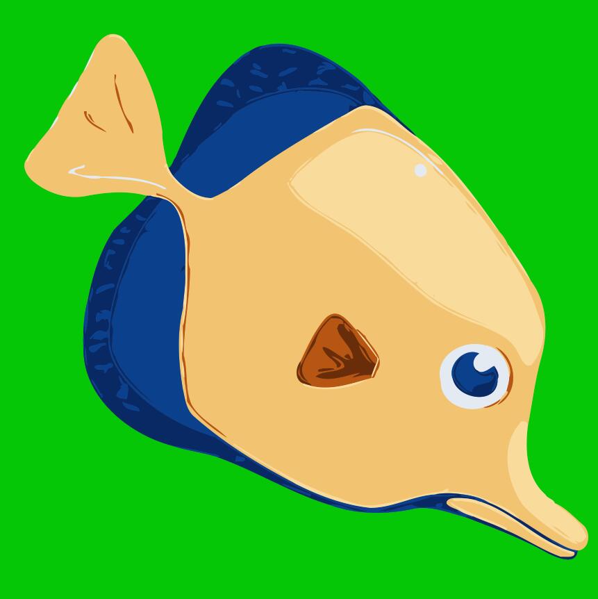 Paint by numbers | Children Painting kit Sea Fish | kids easy | Figured'Art
