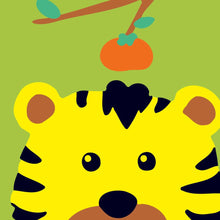 Load image into Gallery viewer, Paint by numbers | Children Painting kit Tiger and fruit | kids easy | Figured&#39;Art