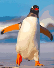 Load image into Gallery viewer, paint by numbers | Penguin | animals easy new arrivals pingouins | FiguredArt