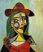 Load image into Gallery viewer, paint by numbers | Picasso Woman in Hat and Fur Collar | advanced famous paintings new arrivals picasso | FiguredArt