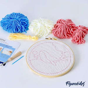 Punch Needle Kit - Lighthouse and Sunset