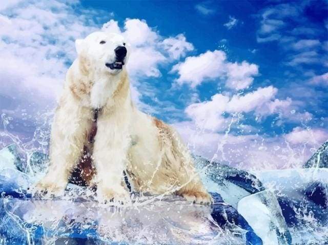 paint by numbers | Polar bear | advanced animals bears | FiguredArt