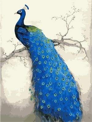 paint by numbers | Pretty Peacock | animals easy peacocks | FiguredArt