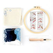Load image into Gallery viewer, Punch Needle Kit - Little Cow with a Gold Bell