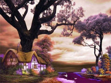 Load image into Gallery viewer, paint by numbers | Purple landscape | advanced landscapes | FiguredArt