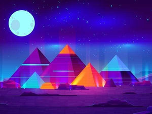 paint by numbers | Pyramids in Color | advanced landscapes | FiguredArt