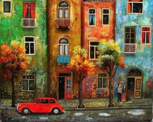 Load image into Gallery viewer, paint by numbers | Rain Street | advanced cities | FiguredArt