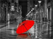 Load image into Gallery viewer, paint by numbers | Red Umbrella | advanced cities | FiguredArt