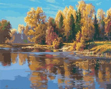 Load image into Gallery viewer, paint by numbers | River in France | intermediate landscapes | FiguredArt