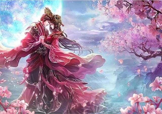 paint by numbers | Romantic Fairy Lovers | advanced dance romance | FiguredArt