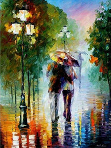 paint by numbers | Romanticism under the Rain | advanced landscapes romance | FiguredArt