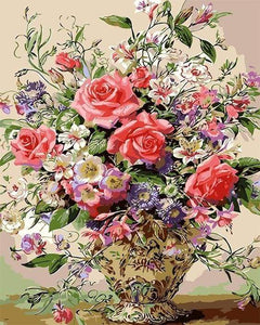 paint by numbers | Roses and Flowers | advanced flowers | FiguredArt