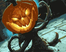 Load image into Gallery viewer, paint by numbers | Scary Pumpkins Halloween | easy kids | FiguredArt