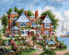 Load image into Gallery viewer, paint by numbers | Seaside house | advanced landscapes | FiguredArt