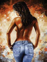 Load image into Gallery viewer, paint by numbers | Sexy womans back | advanced nude romance | FiguredArt