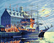 Load image into Gallery viewer, paint by numbers | Ship ready to leave | easy ships and boats | FiguredArt